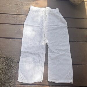 Nicole Miller White Casual Pants
